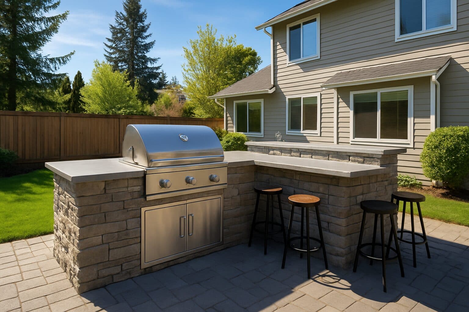 Outdoor Kitchens & BBQ Islands